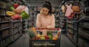Necesidades y deseos: una mujer no sabe que comprar